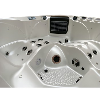 JACUZZI OGRODOWE WANNA SPA344 210x210 Biała perła obudowa szara