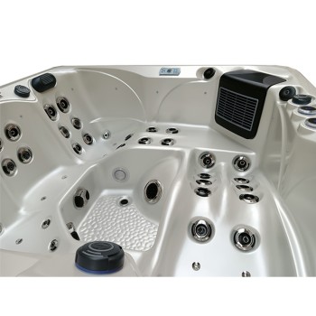 JACUZZI OGRODOWE WANNA SPA344 210x210 Biała perła obudowa szara
