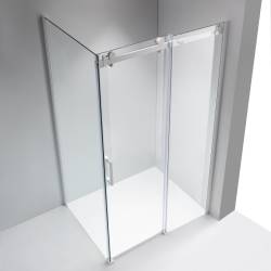 KABINA PRYSZNICOWA PROSTOKĄTNA ZES-KZ202A-WH-100X90 BIAŁA 100x90 CM