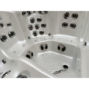 JACUZZI OGRODOWE WANNA SPA344 210x210 Biała perła obudowa szara