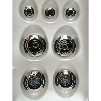 JACUZZI OGRODOWE WANNA SPA344 210x210 Biała perła obudowa szara
