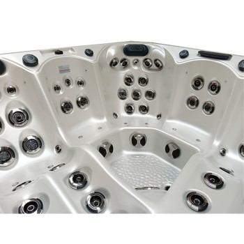 JACUZZI OGRODOWE WANNA SPA344 210x210 Biała perła obudowa szara