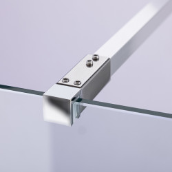 ŚCIANKA PRYSZNICOWA WIF-1200 CHROM 120 CM 8 MM WIF-1200