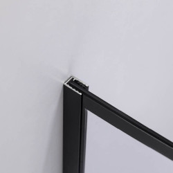 ŚCIANKA PRYSZNICOWA SH05G CZARNA 130 CM 8 MM SH05G-BL-130