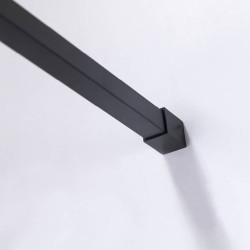 ŚCIANKA PRYSZNICOWA SH05G CZARNA 130 CM 8 MM SH05G-BL-130