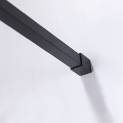 ŚCIANKA PRYSZNICOWA SH05D CZARNA 100 CM 8 MM SH05D-BL-100