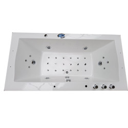 WANNA Z HYDROMASAŻEM Z PODGRZEWACZEM RAMONA 640H BIAŁA 180x90 CM