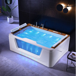 WANNA Z HYDROMASAŻEM ZEFIR 934 BIAŁA 192x131 CM ZEFIR-934-192X131