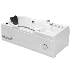 WANNA Z HYDROMASAŻEM Z PODGRZEWACZEM RAMZES 634H BIAŁA 168x85 CM RAMZES-634H-168X85
