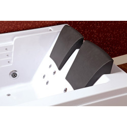 WANNA Z HYDROMASAŻEM Z PODGRZEWACZEM FENIX 606BH LEWA BIAŁA 180x120 CM FENIX-606BH-L-180