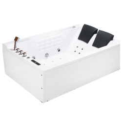 WANNA Z HYDROMASAŻEM Z PODGRZEWACZEM FENIX 606BH LEWA BIAŁA 180x120 CM FENIX-606BH-L-180