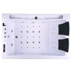WANNA Z HYDROMASAŻEM Z PODGRZEWACZEM FENIX 606AH PRAWA BIAŁA 180x120 CM FENIX-606AH-P-180
