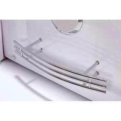 WANNA Z HYDROMASAŻEM Z PODGRZEWACZEM CARMEN 631LH LEWA BIAŁA 180x120 CM CARMEN-631H-L-180