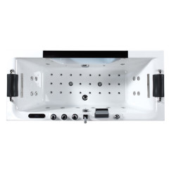 WANNA Z HYDROMASAŻEM Z PODGRZEWACZEM CARINA 938 BIAŁA 182x82 CM CARINA-938-182X82