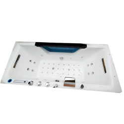 WANNA Z HYDROMASAŻEM Z PODGRZEWACZEM CARINA 938 BIAŁA 182x82 CM CARINA-938-182X82