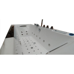 WANNA Z HYDROMASAŻEM Z PODGRZEWACZEM CARINA 938 BIAŁA 182x82 CM CARINA-938-182X82