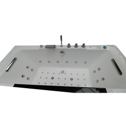 WANNA Z HYDROMASAŻEM Z PODGRZEWACZEM CARINA 938 BIAŁA 182x82 CM CARINA-938-182X82