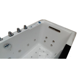 WANNA Z HYDROMASAŻEM Z PODGRZEWACZEM CARINA 938 BIAŁA 182x82 CM CARINA-938-182X82