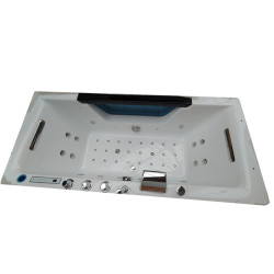WANNA Z HYDROMASAŻEM Z PODGRZEWACZEM CARINA 938 BIAŁA 182x82 CM CARINA-938-182X82
