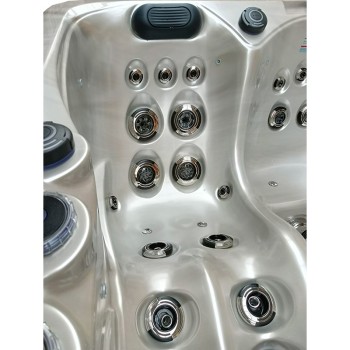 JACUZZI OGRODOWE WANNA SPA345 220x220 Cappuccino obudowa szara
