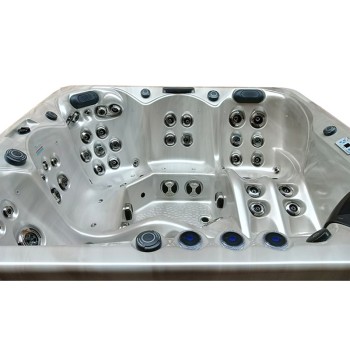 JACUZZI OGRODOWE WANNA SPA345 220x220 Cappuccino obudowa szara