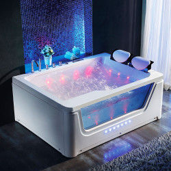 WANNA Z HYDROMASAŻEM TUGELA 913 BIAŁA 170x130 CM TUGELA-913-WH