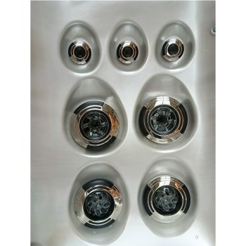 JACUZZI OGRODOWE WANNA SPA345 220x220 Cappuccino obudowa szara