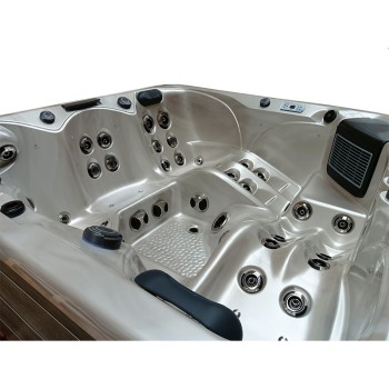 JACUZZI OGRODOWE WANNA SPA345 220x220 Cappuccino obudowa szara