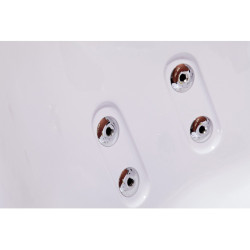 WANNA Z HYDROMASAŻEM TIGA 604 BIAŁA 152x152 CM TIGA-604-152