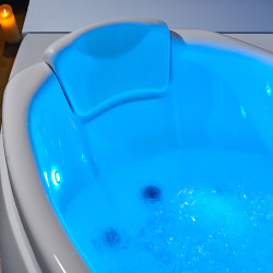 WANNA Z HYDROMASAŻEM ROMA 764 LEWA BIAŁA 150x150 CM ROMA-764-L-150