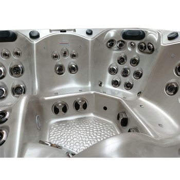 JACUZZI OGRODOWE WANNA SPA345 220x220 Cappuccino obudowa szara