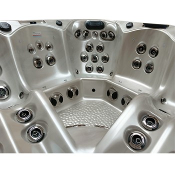 JACUZZI OGRODOWE WANNA SPA345 220x220 Cappuccino obudowa szara