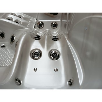 JACUZZI OGRODOWE WANNA SPA345 220x220 Cappuccino obudowa szara
