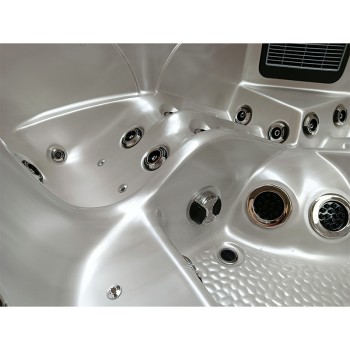 JACUZZI OGRODOWE WANNA SPA345 220x220 Cappuccino obudowa szara