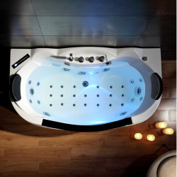 WANNA Z HYDROMASAŻEM PARMA 924 160x88 CM PARMA-924-160X88