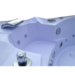 WANNA Z HYDROMASAŻEM ORINO 632B BIAŁA 157x157 CM ORINO-632B-157