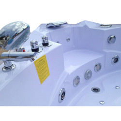 WANNA Z HYDROMASAŻEM ORINO 632B BIAŁA 157x157 CM ORINO-632B-157