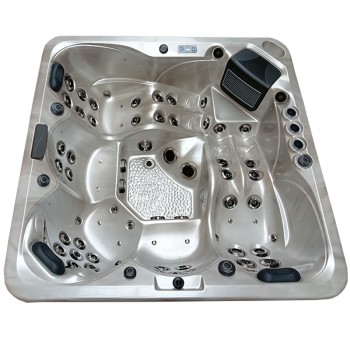 JACUZZI OGRODOWE WANNA SPA345 220x220 Cappuccino obudowa szara
