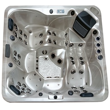 JACUZZI OGRODOWE WANNA SPA345 220x220 Cappuccino obudowa szara