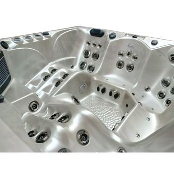 JACUZZI OGRODOWE WANNA SPA345 220x220 Cappuccino obudowa szara