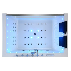 WANNA Z HYDROMASAŻEM NIKE 937 BIAŁA 180X120 CM NIKE-937-180X120