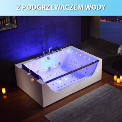 WANNA Z HYDROMASAŻEM NIKE 937 BIAŁA 180X120 CM NIKE-937-180X120