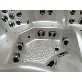 JACUZZI OGRODOWE WANNA SPA345 220x220 Cappuccino obudowa szara
