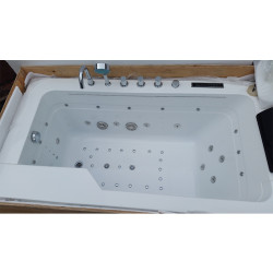WANNA Z HYDROMASAŻEM NEVADA 912 BIAŁA 170x90 CM NEVADA-912-WH