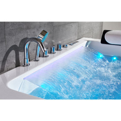 WANNA Z HYDROMASAŻEM NEVADA 912 BIAŁA 170x90 CM NEVADA-912-WH