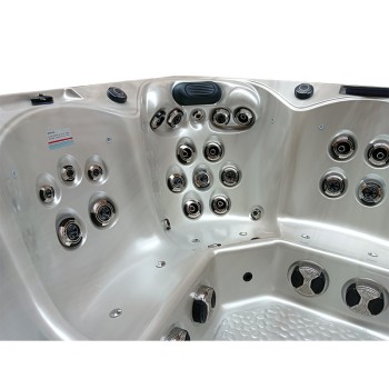 JACUZZI OGRODOWE WANNA SPA345 220x220 Cappuccino obudowa szara