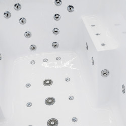 WANNA Z HYDROMASAŻEM MARBE 941 BIAŁA 180x90 CM MARBE-941-180X90