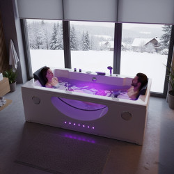 WANNA Z HYDROMASAŻEM LEVANTE 659H BIAŁA 180x90 CM LEVANTE-659H-180X90