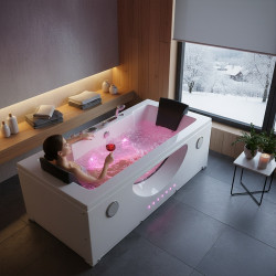 WANNA Z HYDROMASAŻEM LEVANTE 659H BIAŁA 180x90 CM LEVANTE-659H-180X90