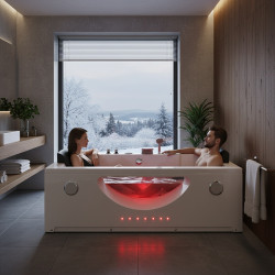 WANNA Z HYDROMASAŻEM LEVANTE 659 BIAŁA 180x90 CM LEVANTE-659-180X90